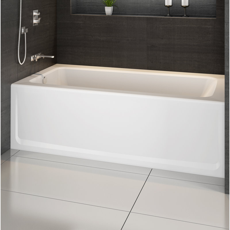 JACUZZI® Signature® 60" x 36" Alcove Soaking Acrylic Bathtub Wayfair